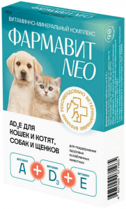 Фармавит NEO А D3 Е для кошек и котят, собак и щенков